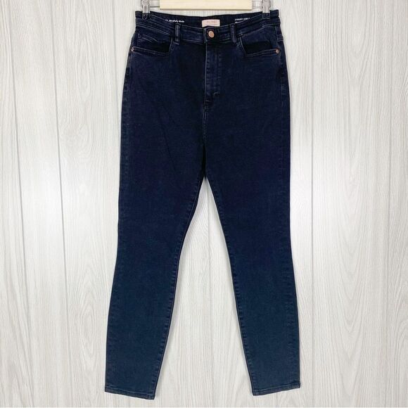 DL1961 Denim - DL 1961 | Black Chrissy Ankle Ultra High Rise Instascript Skinny Jeans Size 29